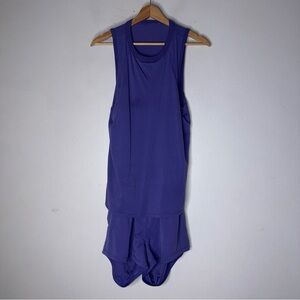 Lululemon Tank And Shorts Romper Purple Size 6